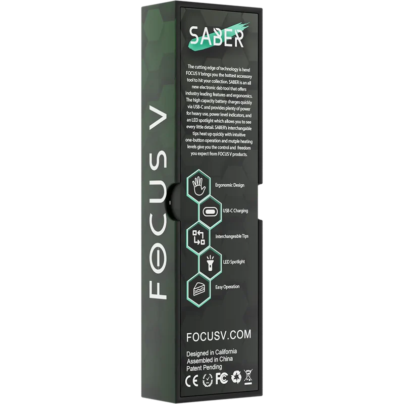 Focus V Saber Electronic Dab Tool - Forest