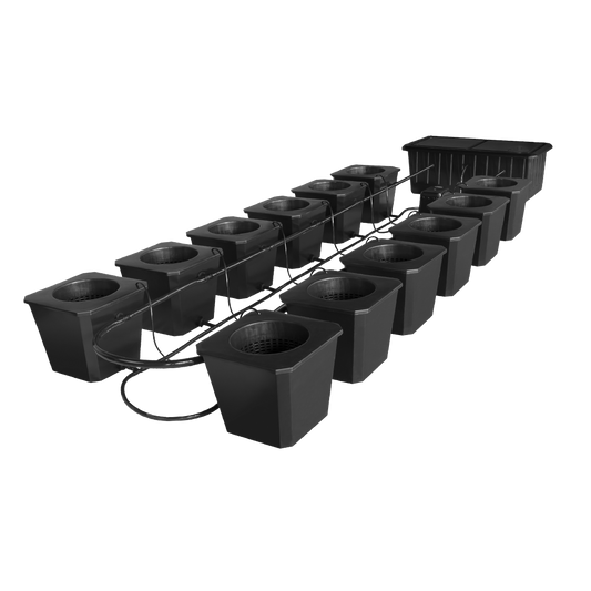 12-Site Bubble Flow Buckets Grow System