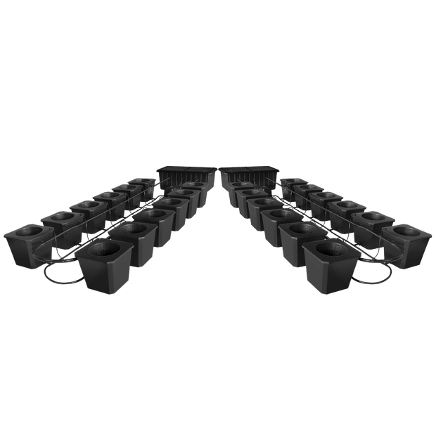 24-Site Bubble Flow Buckets Grow System