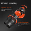 Spider Farmer® 6-Inch 402 CFM Inline Fan Kits with Speed Controller, Carbon Filter & Ducting Combo