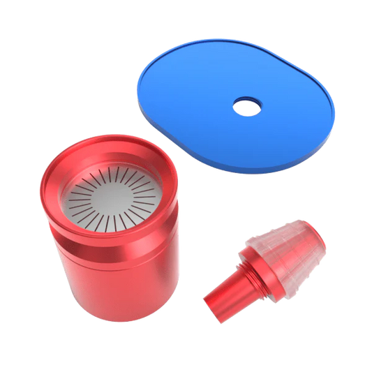 Stundenglass Infusion Chamber Assembly - Blue and Red