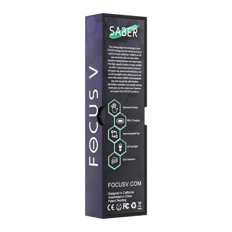 Focus V Saber Electronic Dab Tool - Grape