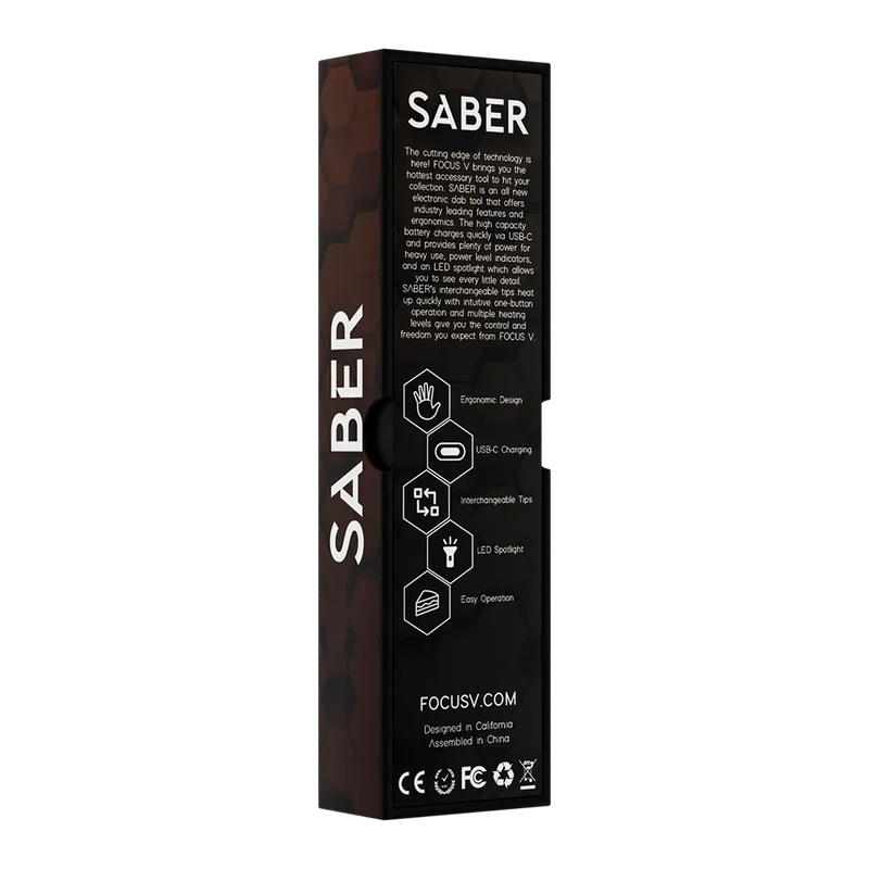 Focus V Saber Electronic Dab Tool - Tangerine