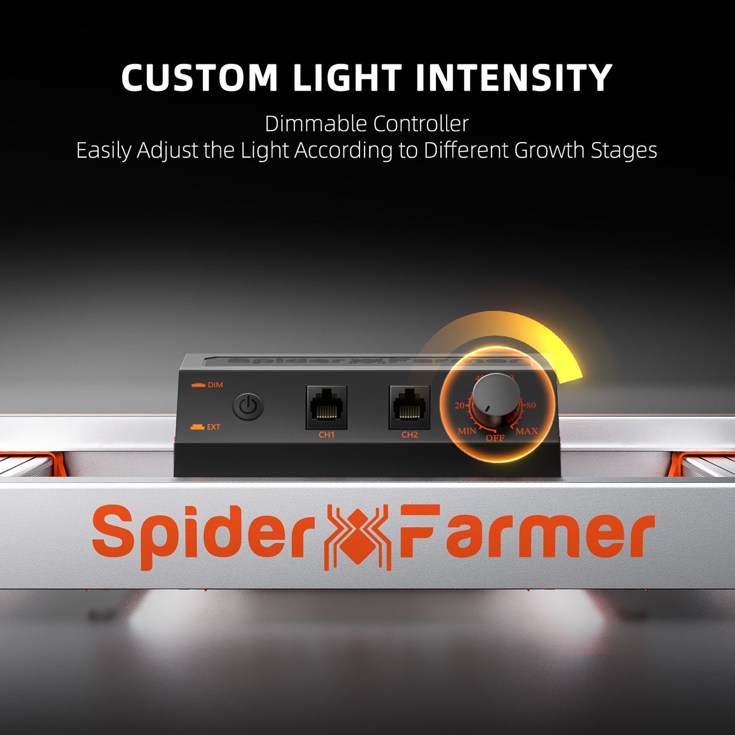 2024 Spider Farmer® 4’x4’X6.5′ Complete Grow Tent Kit丨G5000 Full Spectrum LED Grow Light丨6” Clip Fan丨6” Ventilation System with Humidity and Temperature Controller