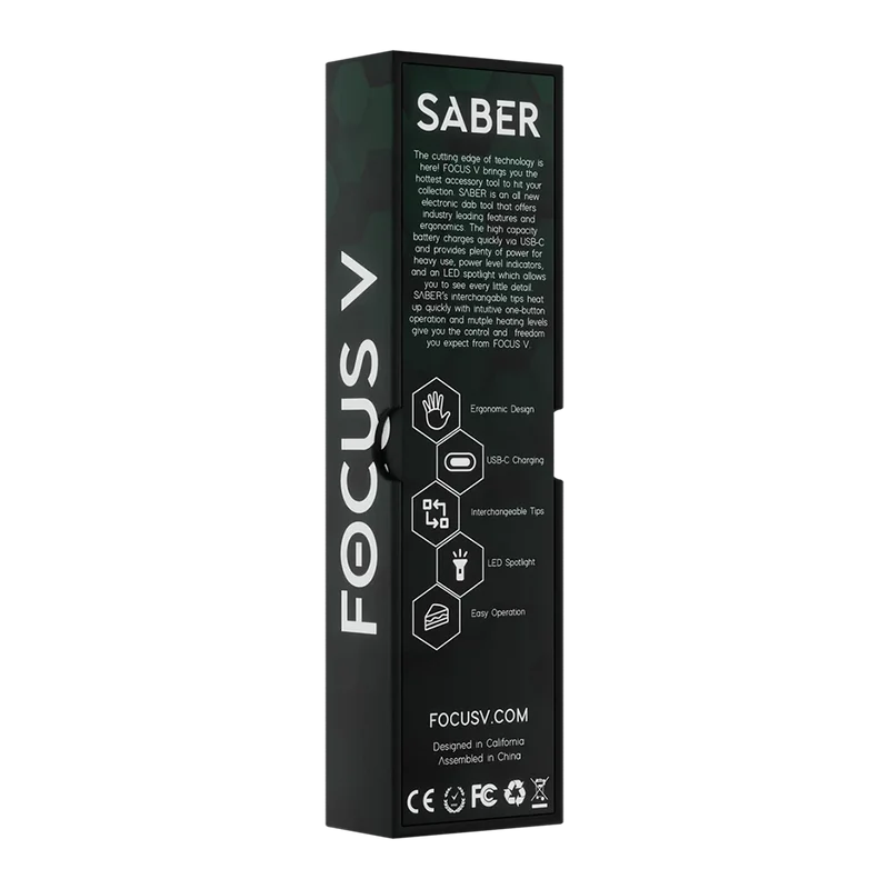 Focus V Saber Electronic Dab Tool - Black